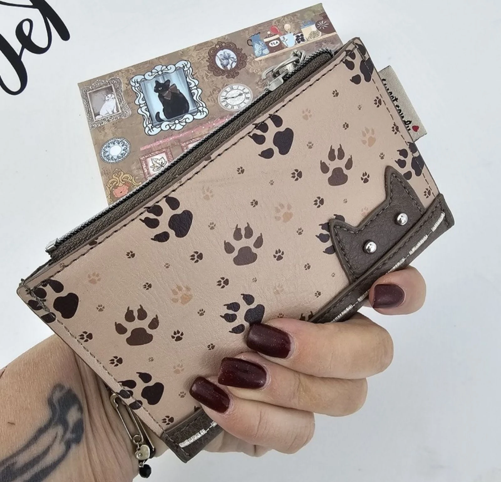 Monedero Sweet Candy Gatos marrón 🤎 – photo 5